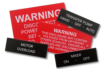 Engraved Electrical Panel Tags
